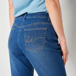 Jeans<Blancheporte Stretch jeans in 'mom' model stone