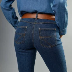 Jeans<Blancheporte Stretchjeans in recht model - gemiddelde lengte stone