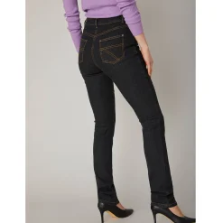 Jeans<Blancheporte Stretchjeans in recht model - kleine lengte black