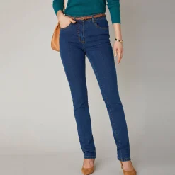 Jeans<Blancheporte Stretchjeans in recht model - kleine lengte dark blue
