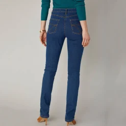 Jeans<Blancheporte Stretchjeans in recht model - kleine lengte dark blue