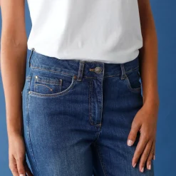 Jeans<Blancheporte Stretchjeans met recht model stone