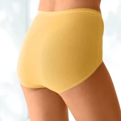 Slip En Shorty<Blancheporte Supermaxislip met kant - set van 3 marine + terracotta + geel