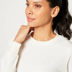 Trui En Vest<Blancheporte Sweater in molton ecru