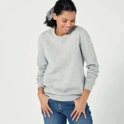 Trui En Vest<Blancheporte Sweater in molton chiné grijs