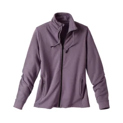 Trui En Vest<Blancheporte Sweater met rits, opstaande kraag mauve