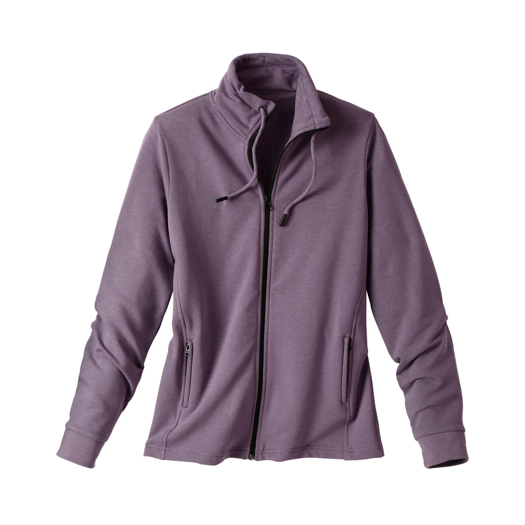 Trui En Vest<Blancheporte Sweater met rits, opstaande kraag mauve