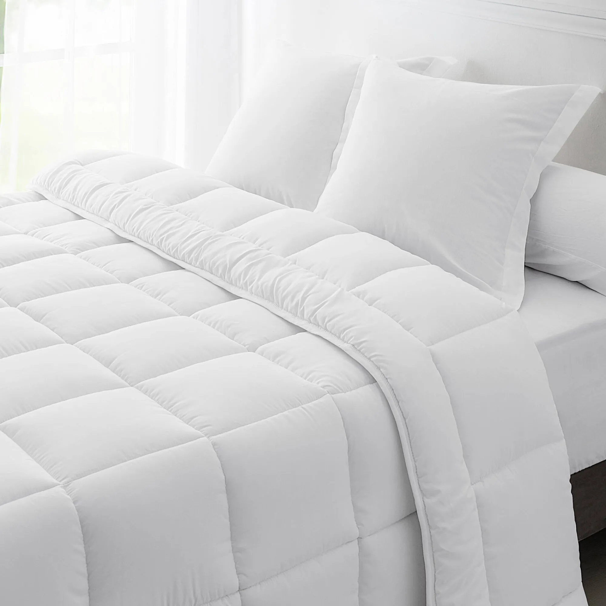 Dekbed<Blancheporte Synthetisch dekbed Courtelle 300 g/m2 wit
