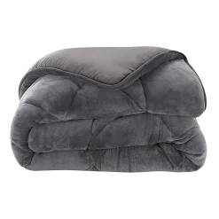 Dekbed<Blancheporte Synthetisch dekbed, dubbelzijdig, 600 g/m² grijs