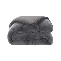 Dekbed<Blancheporte Synthetisch dekbed, dubbelzijdig, 350 g/m² grijs