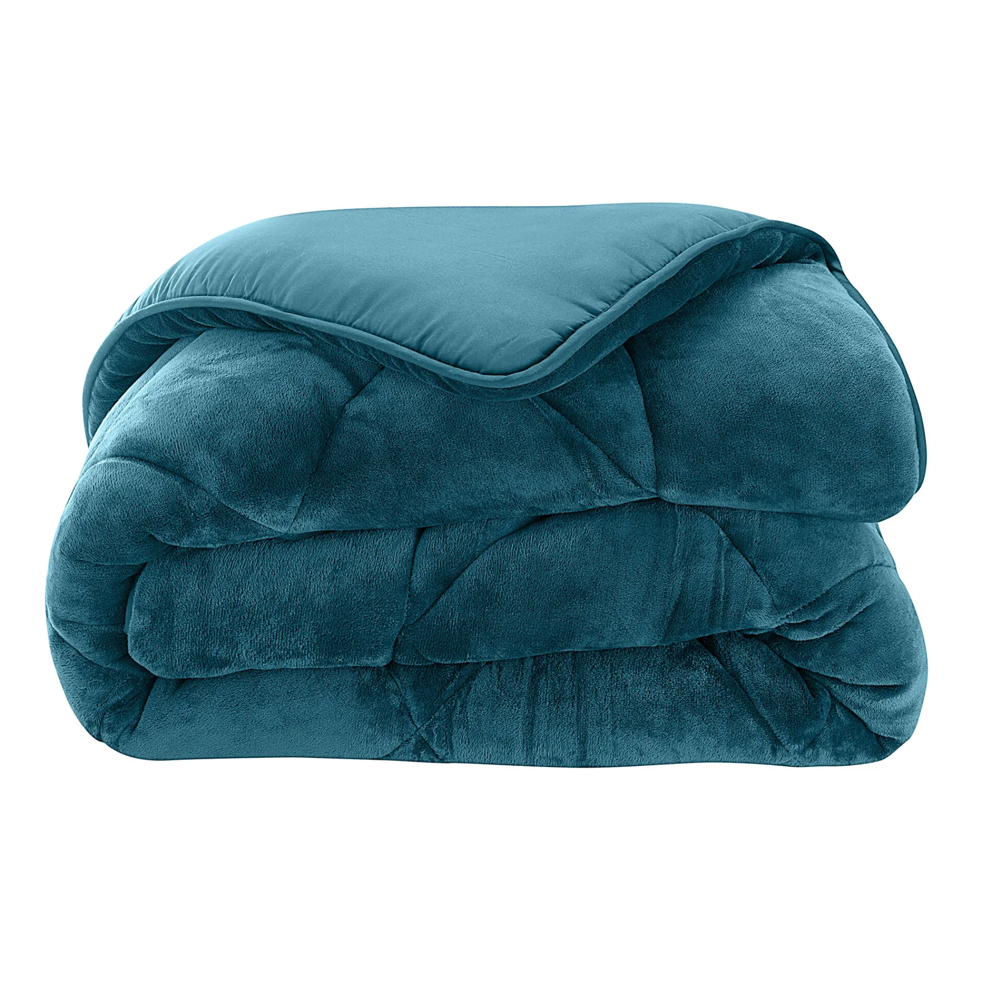 Dekbed<Blancheporte Synthetisch dekbed, dubbelzijdig, 600 g/m² eendengroen