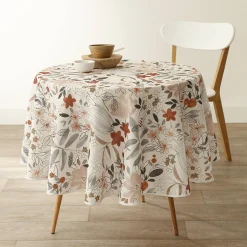 Tafellaken En Tafelloper<Blancheporte Tafellaken in polyester met plattelandsprint beige