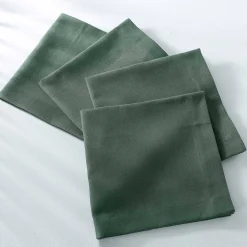 Tafellaken En Tafelloper<Blancheporte Tafellaken met linnenaspect kaki