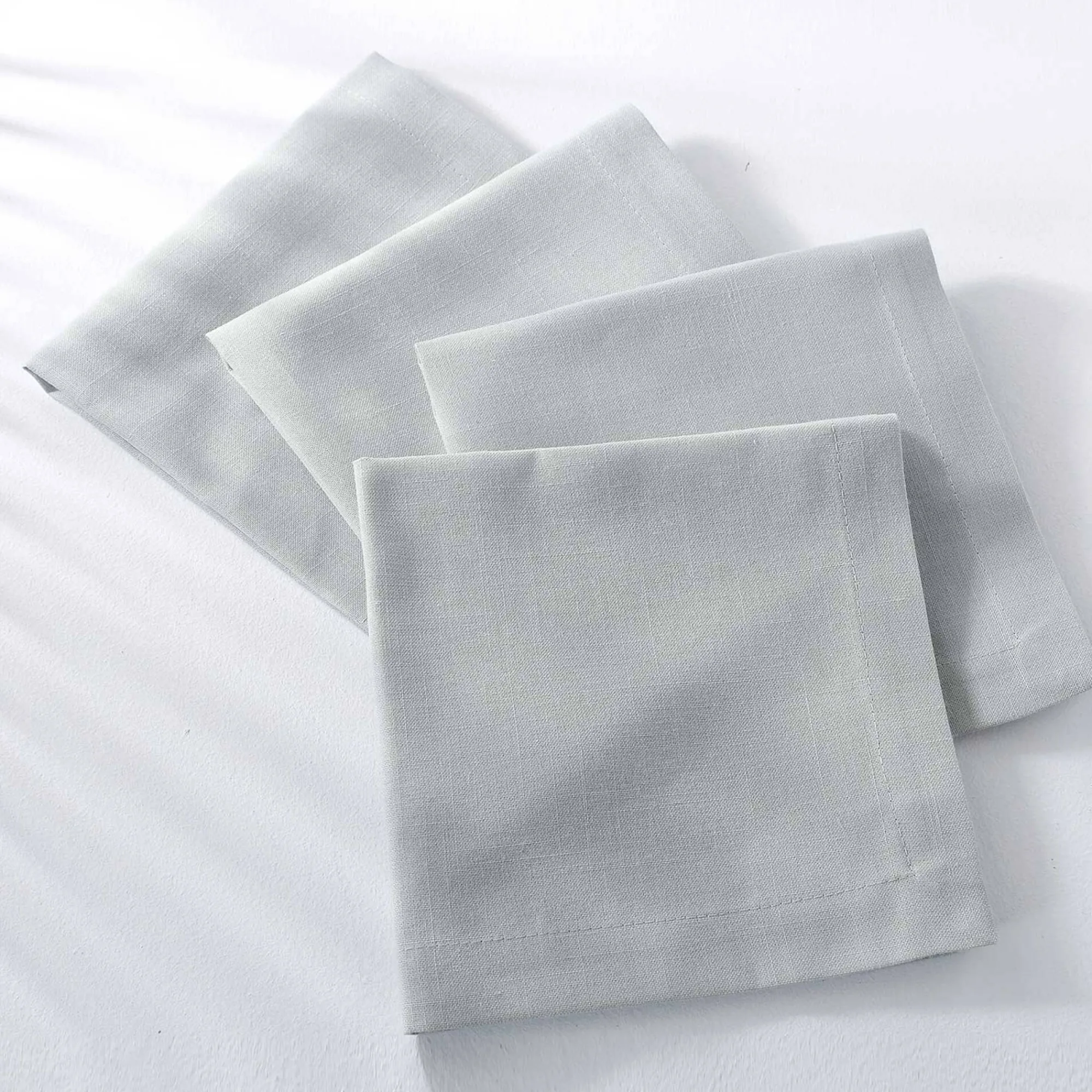 Tafellaken En Tafelloper<Blancheporte Tafellaken met linnenaspect parelgrijs