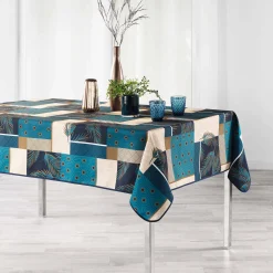 Tafellaken En Tafelloper<Blancheporte Tafellaken, patchwork blauw / grijs