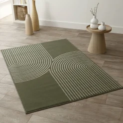Tapijt<Blancheporte Tapijt met dubbel boogmotief groen