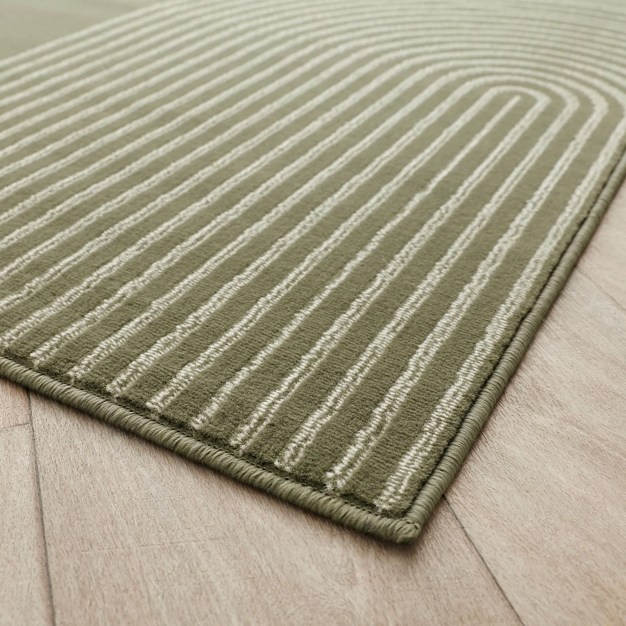 Tapijt<Blancheporte Tapijt met dubbel boogmotief groen