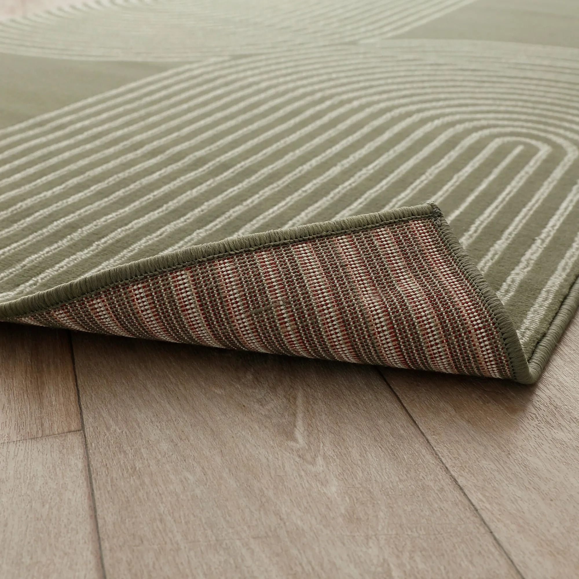 Tapijt<Blancheporte Tapijt met dubbel boogmotief groen