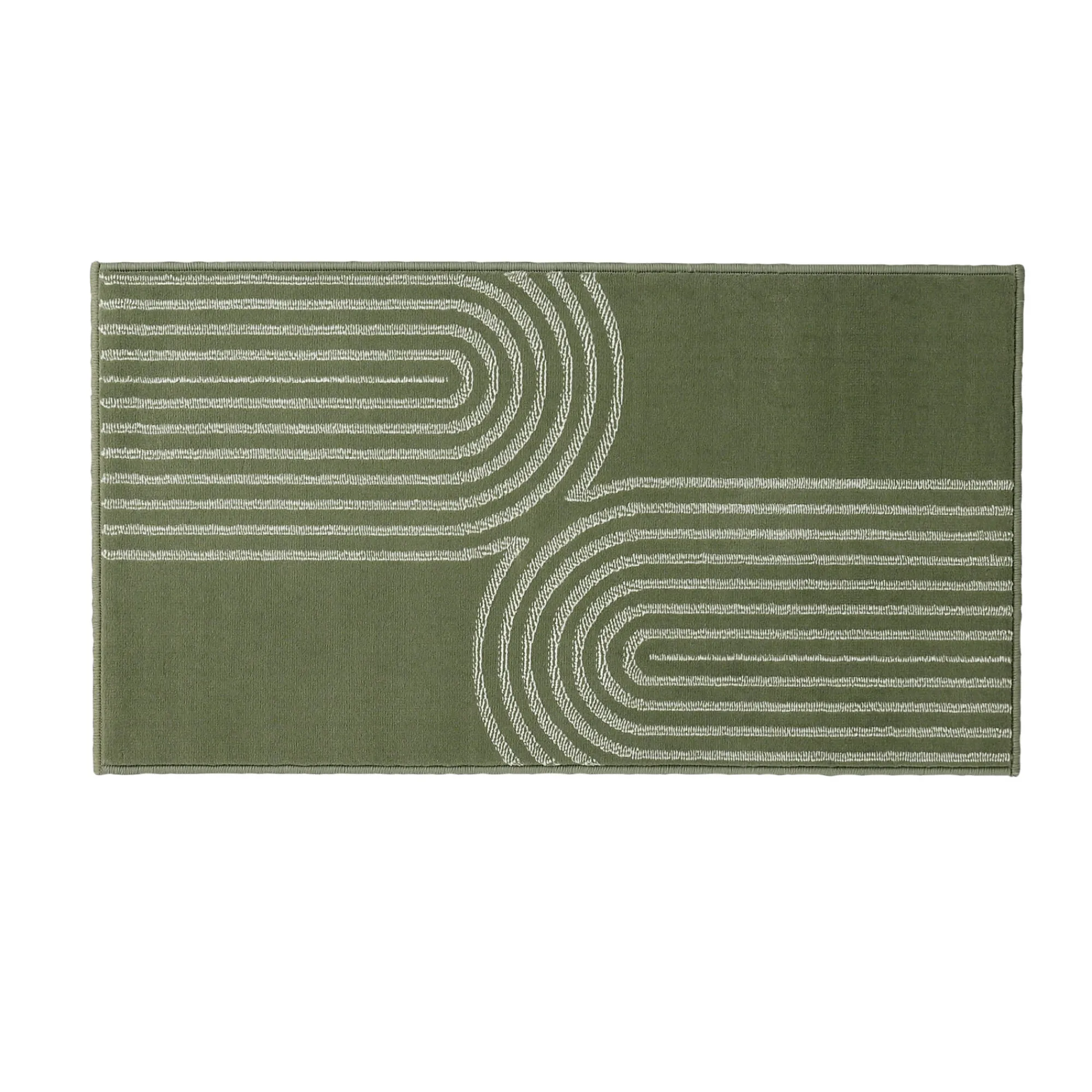Tapijt<Blancheporte Tapijt met dubbel boogmotief groen