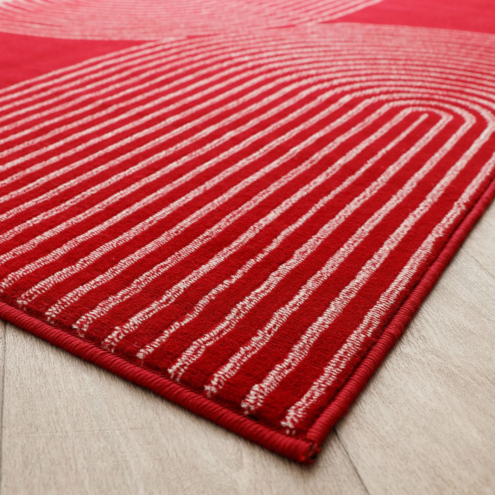 Tapijt<Blancheporte Tapijt met dubbel boogmotief terracotta