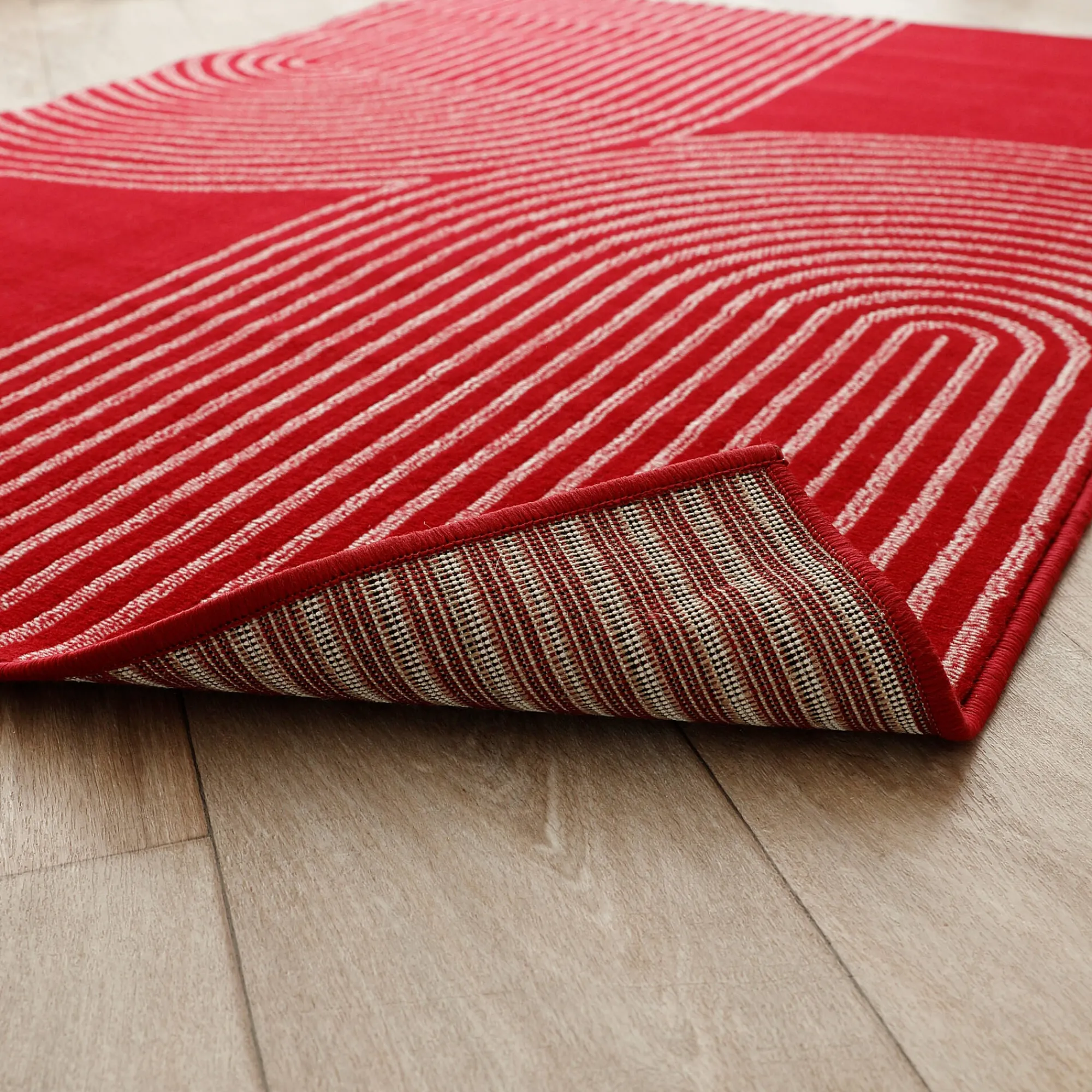 Tapijt<Blancheporte Tapijt met dubbel boogmotief terracotta