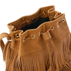 Sieraden En Feestaccessoires|Accessoires En Juwelen<Blancheporte Tas in emmermodel, met franjes karamel