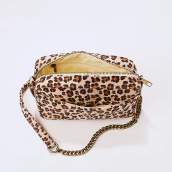 Sieraden En Feestaccessoires|Accessoires En Juwelen<Blancheporte Tas met ketting, luipaardprint beige