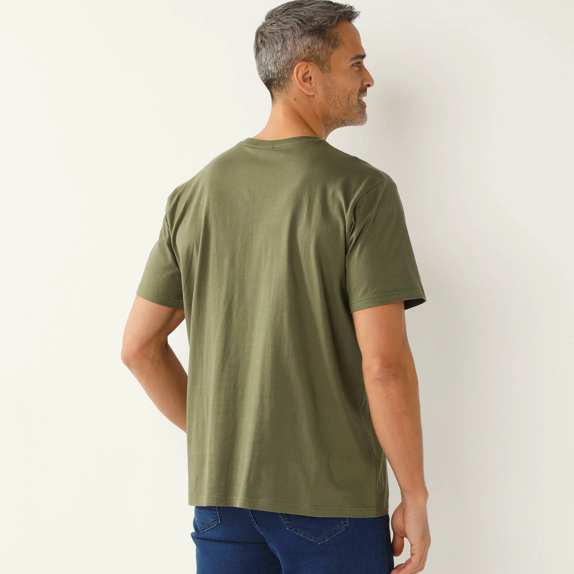 T-Shirt, Hemd En Polo<Blancheporte Tee-shirt col V manches courtes kaki