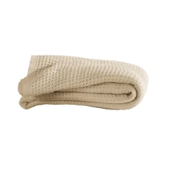 Deken<Blancheporte Temperatuurregelende deken in bijenraattricot ecru