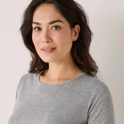 Thermisch Ondergoed<Blancheporte Thermisch T-shirt met ronde hals - korte mouwen chiné grijs