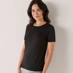 Thermisch Ondergoed<Blancheporte Thermisch T-shirt met ronde hals - korte mouwen zwart