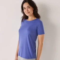 Thermisch Ondergoed<Blancheporte Thermisch T-shirt met ronde hals - korte mouwen jeansblauw