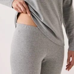 Thermisch Ondergoed<Blancheporte Thermische legging - interlock chiné grijs