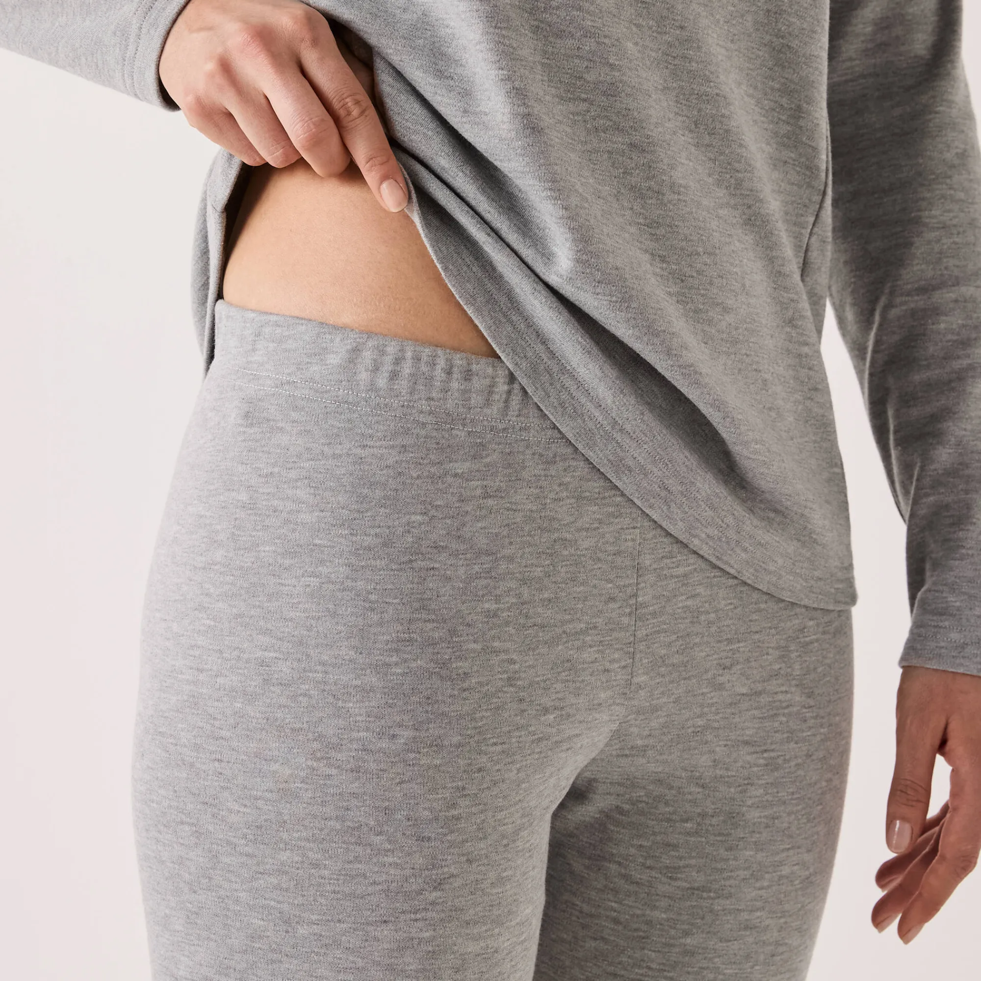 Thermisch Ondergoed<Blancheporte Thermische legging - interlock chiné grijs