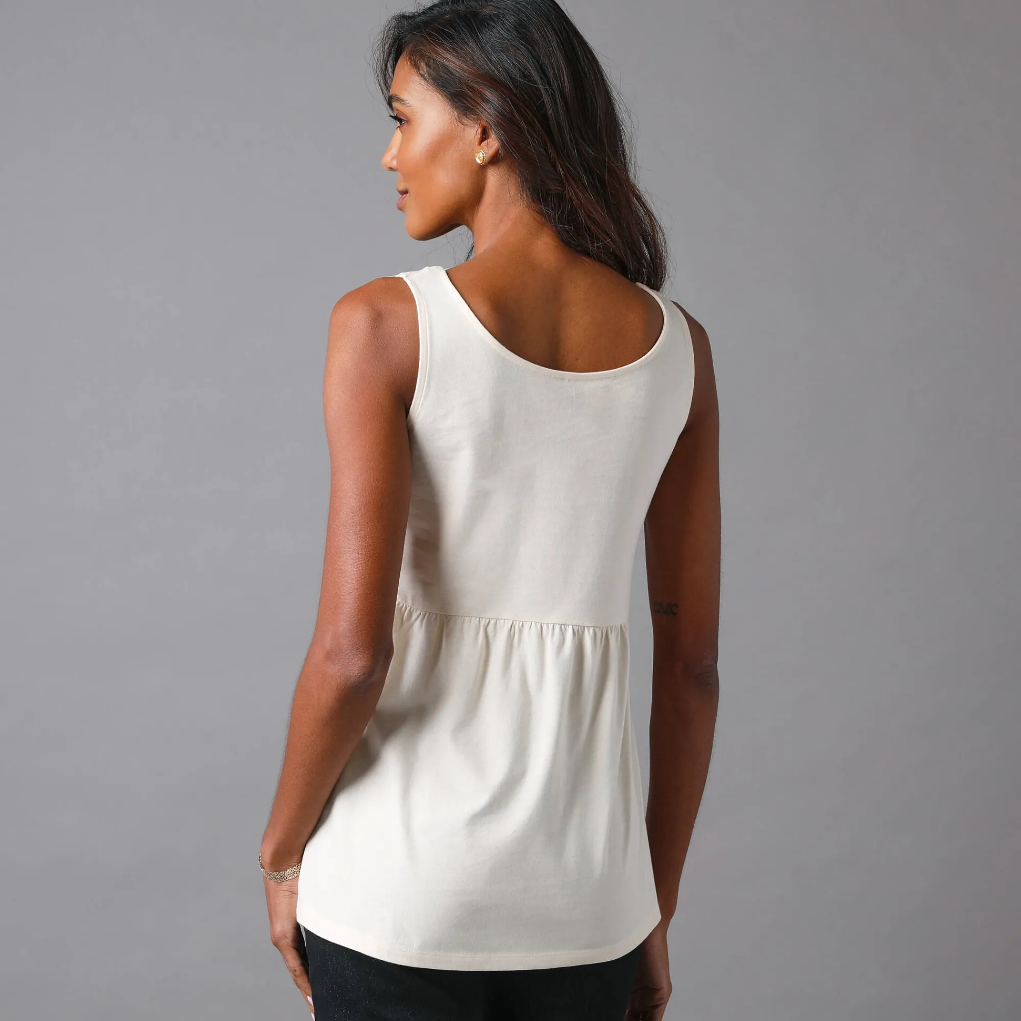 T-Shirt En Topje<Blancheporte Topje met macramé ecru