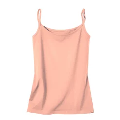 T-Shirt En Topje<Blancheporte Topje met smalle bandjes in katoen perzik