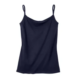 T-Shirt En Topje<Blancheporte Topje met smalle bandjes in katoen marine