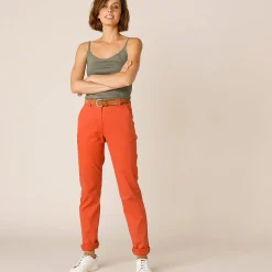 T-Shirt En Topje<Blancheporte Topje met smalle bandjes in katoen kaki