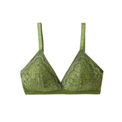 Beha<Confidence Lingerie Triangelbeha in kant en rekbare tule Guspini - zonder beugels groen