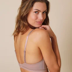 Beha<Confidence Lingerie Triangelbeha met voorgevormde cups Paia - zonder beugels grijsroze