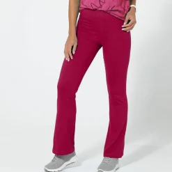 Legging<Blancheporte Trompetlegging in jerseytricot kersenrood