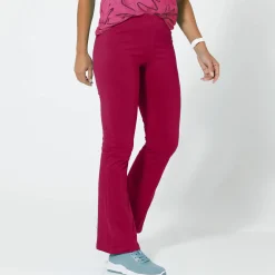 Legging<Blancheporte Trompetlegging in jerseytricot kersenrood