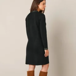 Feestoutfits Dames|Jurk<Blancheporte Trui met glanzende details, 2 zakken zwart