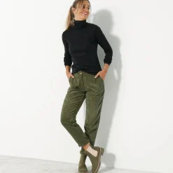 Trui En Vest<Blancheporte Trui met rolkraag, zachte touch zwart