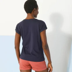 T-Shirt En Topje<Blancheporte T-shirt in fifties model met arty print, jerseytricot marine
