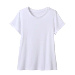 T-Shirt En Topje<Blancheporte T-shirt, korte mouwen met omslag wit