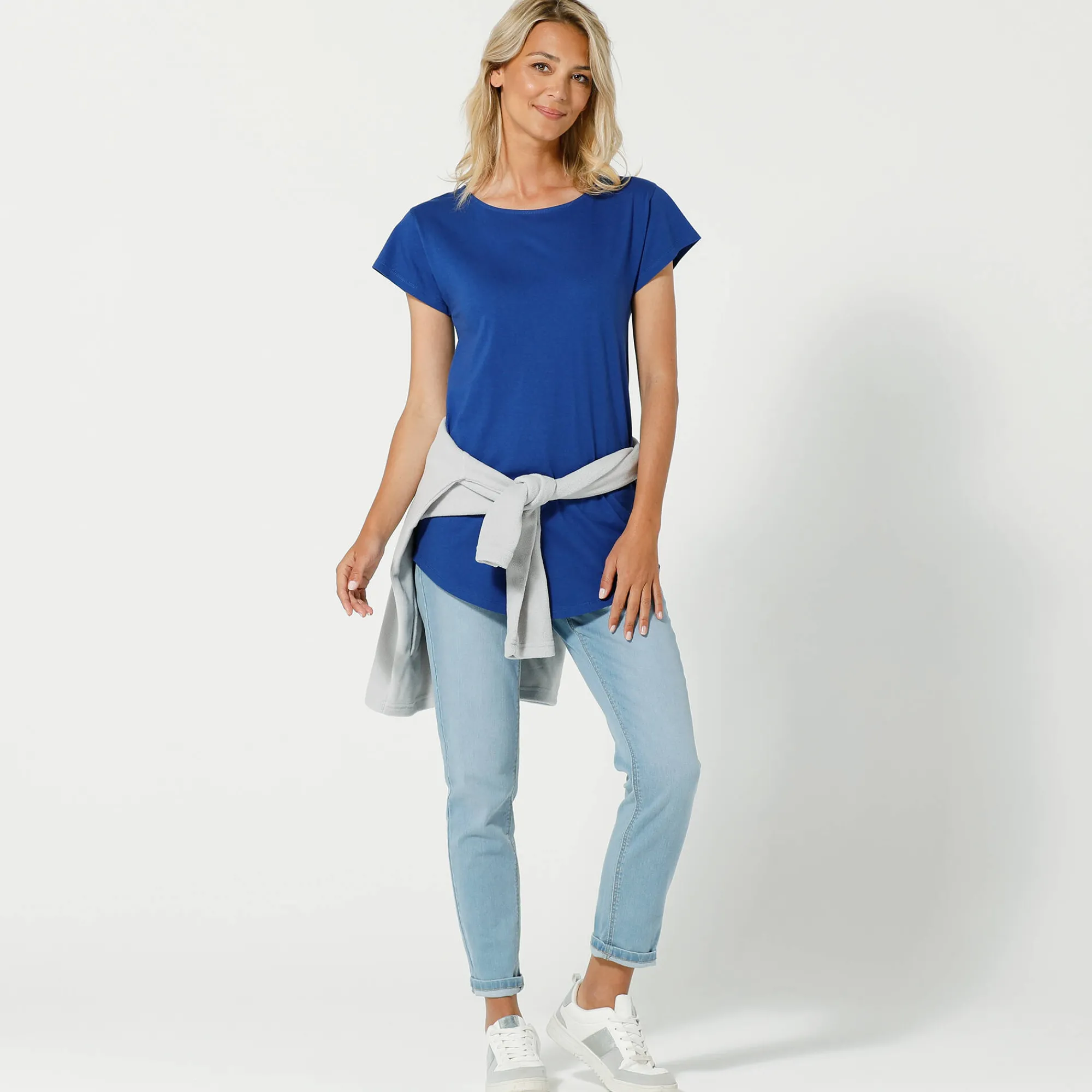 T-Shirt En Topje<Blancheporte T-shirt met korte mouwen indigo