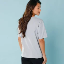 T-Shirt En Topje<Blancheporte T-shirt met korte mouwen en geplaatste print, kleine lengtes grijs