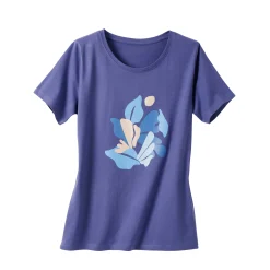 T-Shirt En Topje<Blancheporte T-shirt met korte mouwen en geplaatste print marine