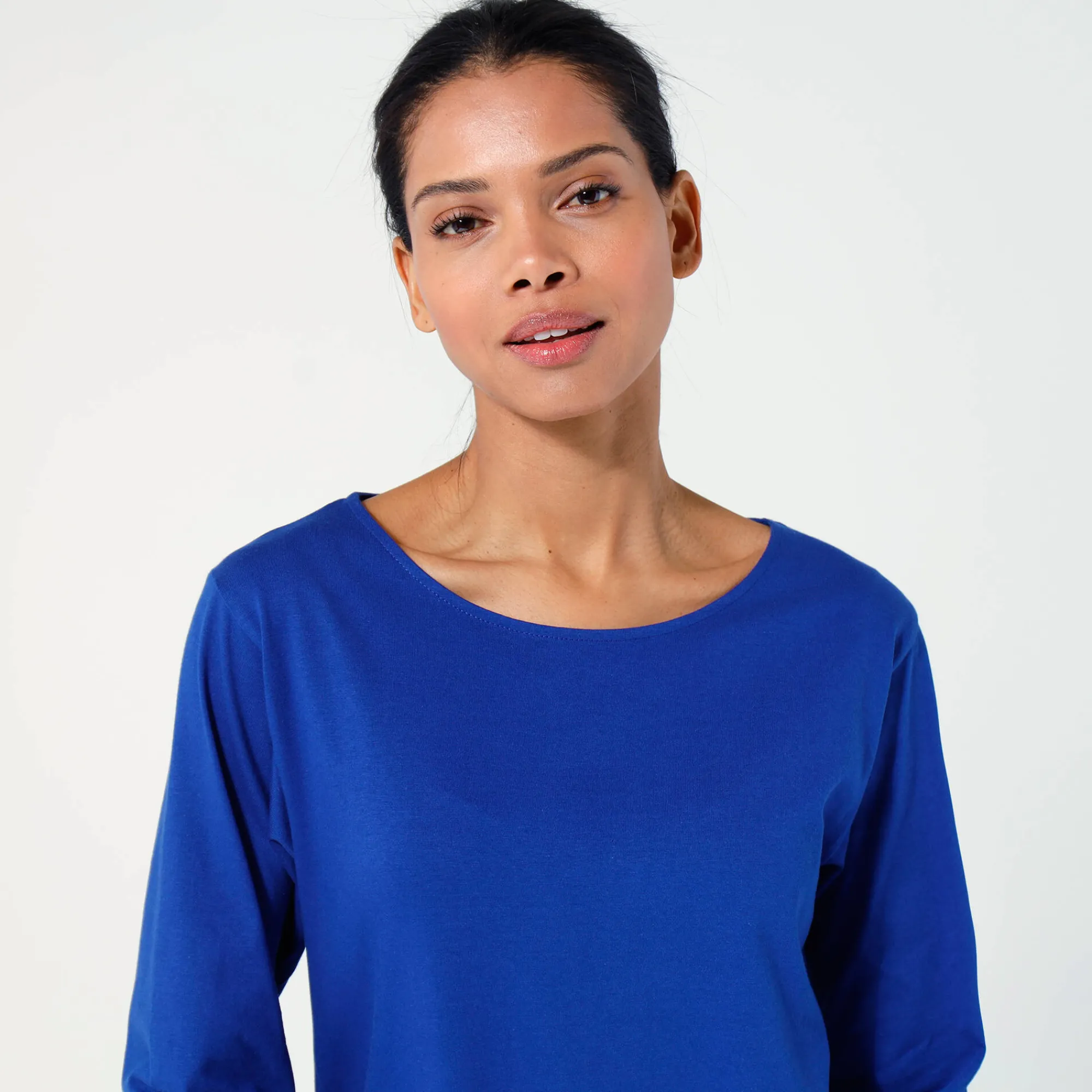 T-Shirt En Topje<Blancheporte T-shirt met lange mouwen indigo